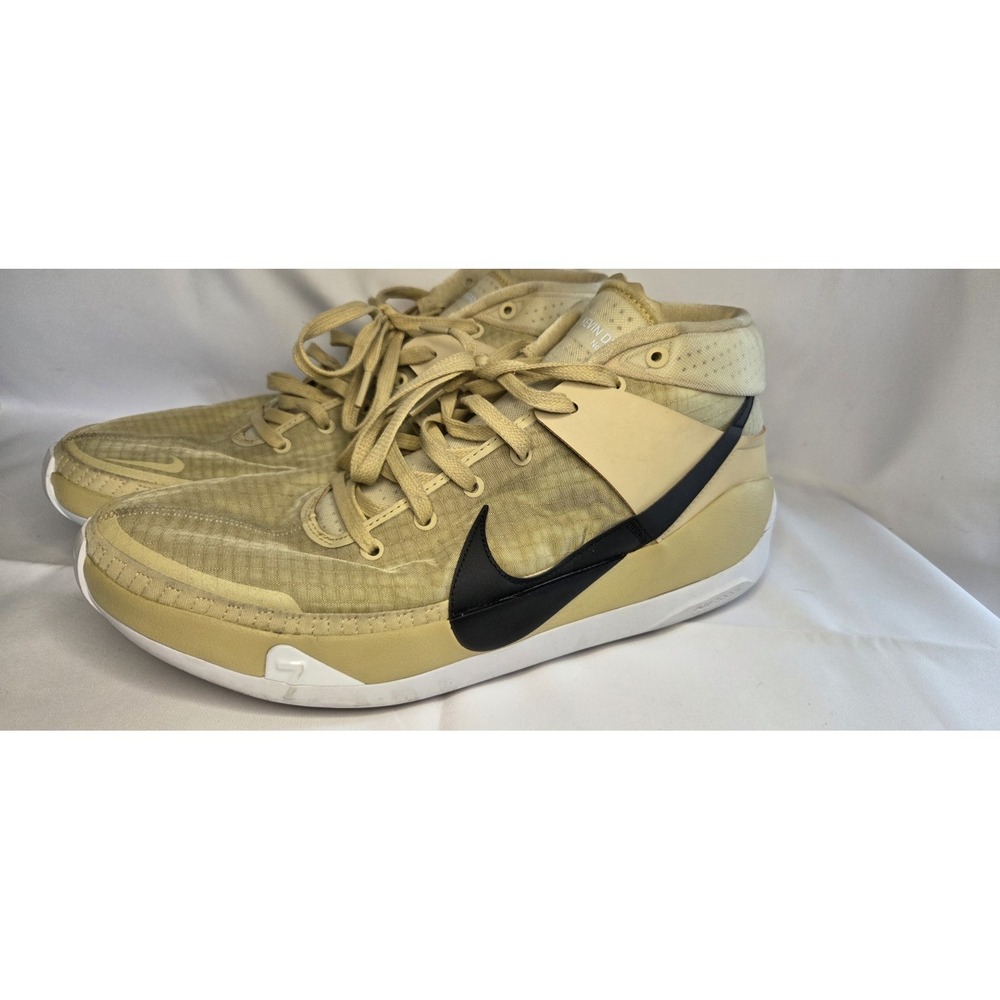 Nike KD13 Kevin Durant Mens Size 15.5 Basketball Shoes "No. 7" CW4115-701 Gold